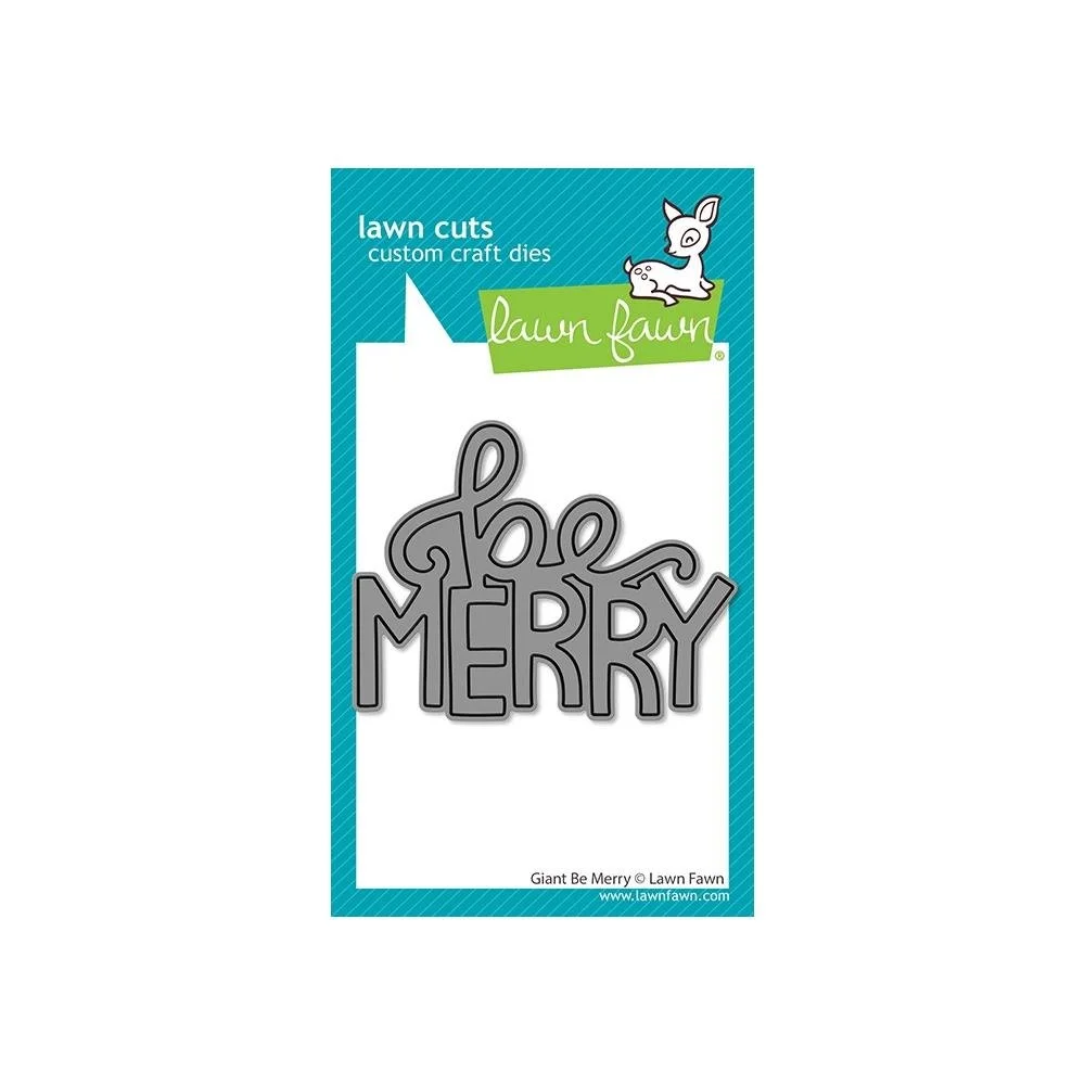 Lawn Fawn Lawn Cuts Giant Be Merry