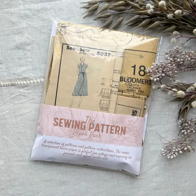 Assorted Vintage Sewing Patterns and Instruction Sheets