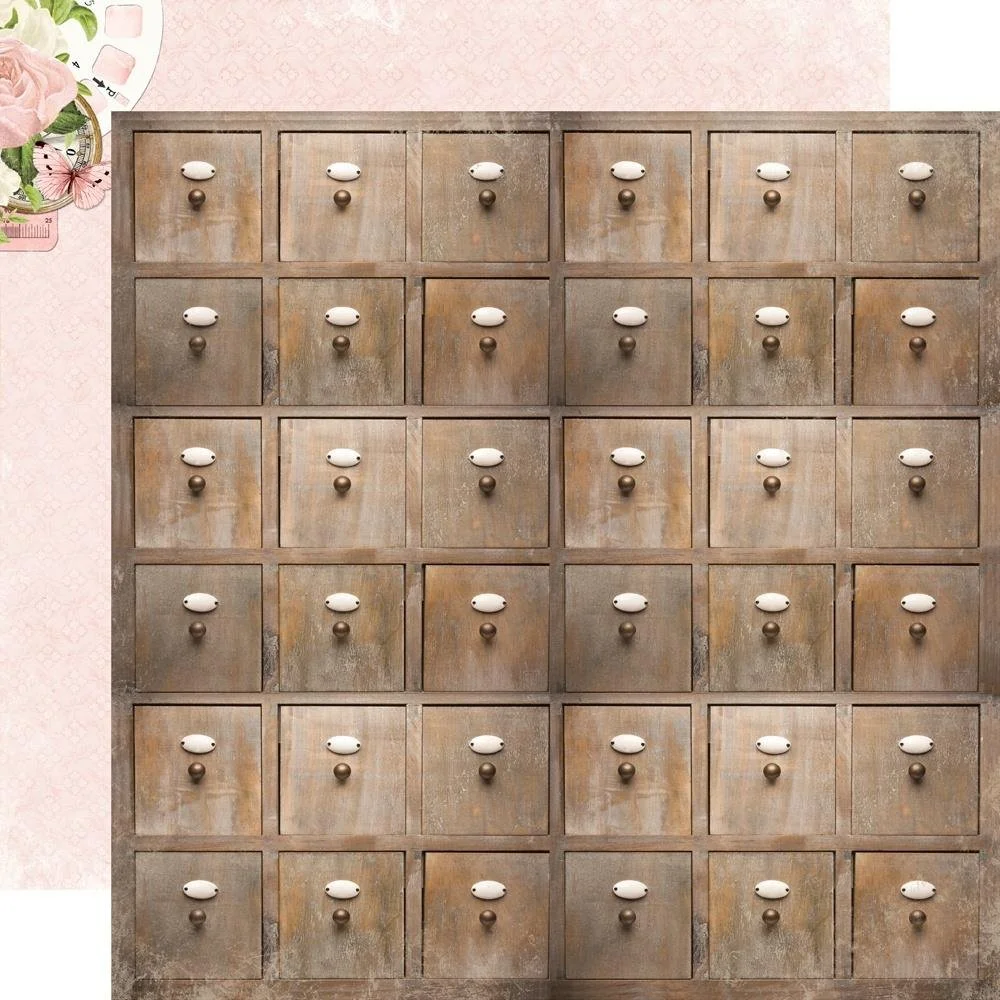 Simple Stories Junk Drawer 12" x 12" Paper Stay Curious