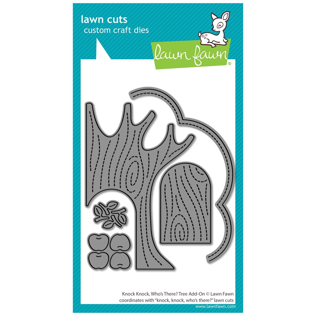 Lawn Fawn Lawn Cuts Knock Knock Who's There? Tree Add-On