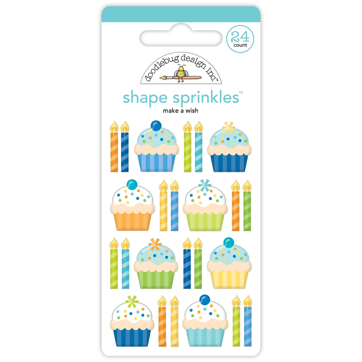 *Pre-Order* Doodlebug Balloons & Banners Make A Wish Shape Sprinkles