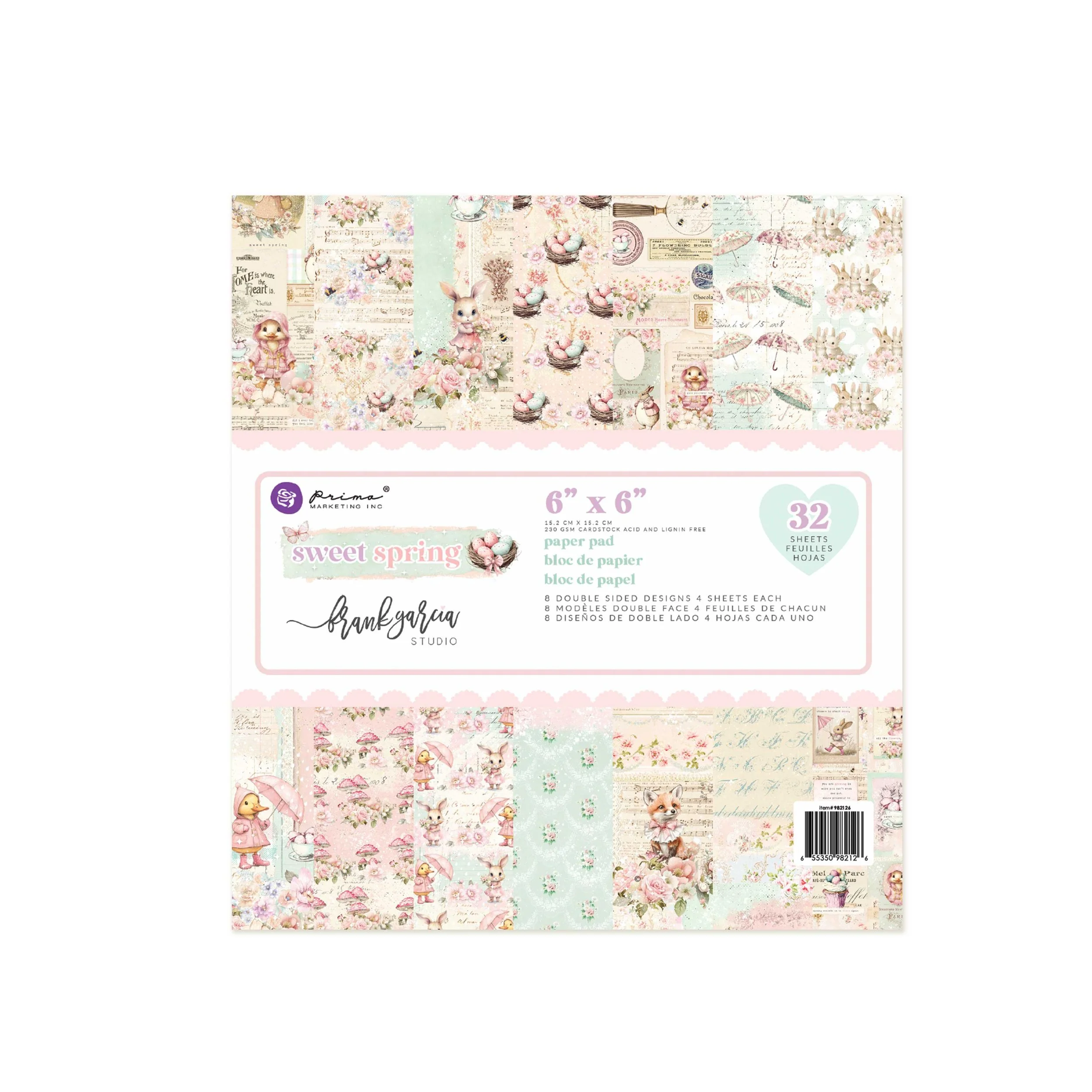 Prima Sweet Spring by Frank Garcia® 6x6 Paper Pad