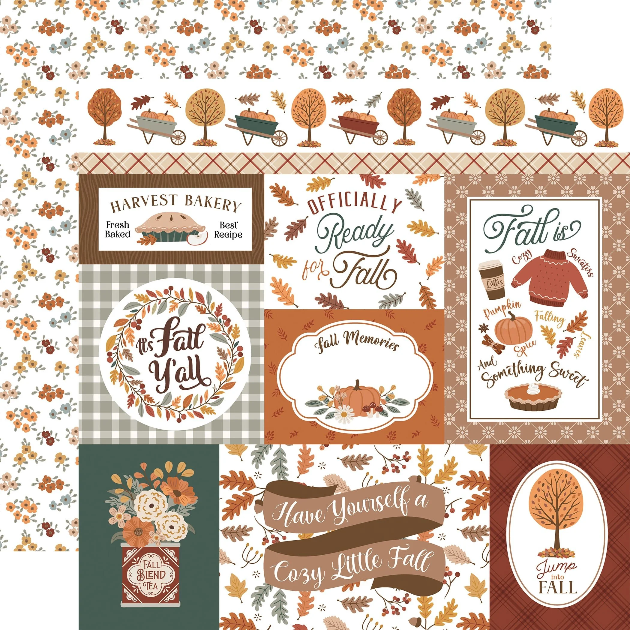 *Pre-Order* Echo Park Feels Like Fall 12" x 12" Paper Fall Journaling Cards