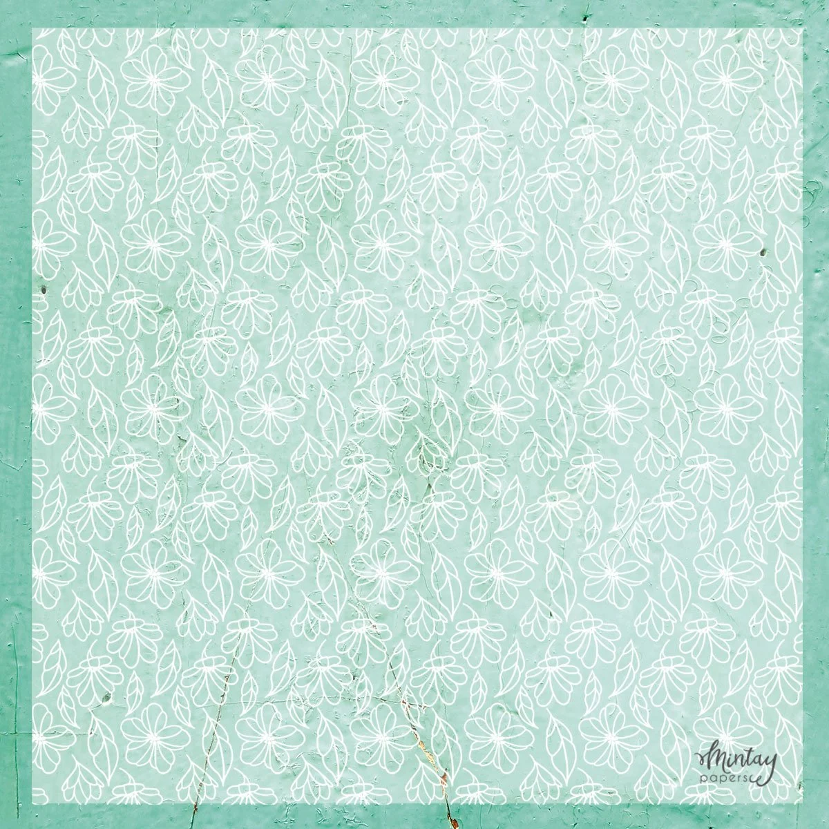 Mintay 12 x 12 Decorative Vellum Flowers 2