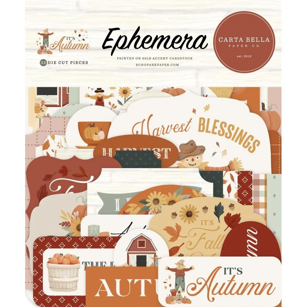 Carta Bella It's Autumn Ephemera Icons