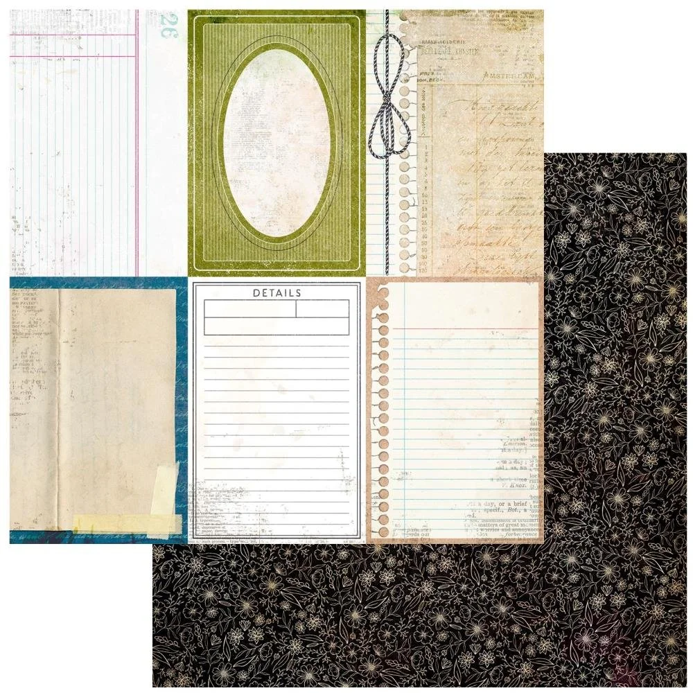 49 & Market Vicki Boutin Curiosities In Willow Grove 12" x 12" Paper Starters 10