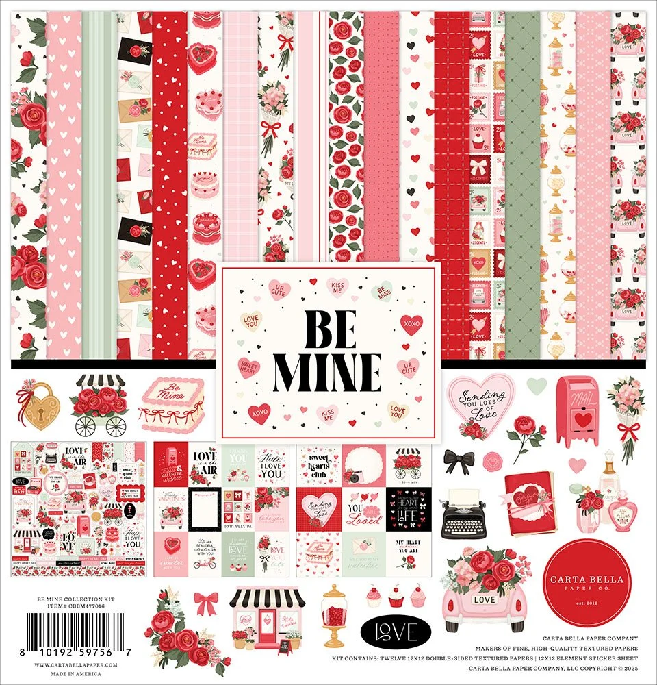 Carta Bella Be Mine 12" x 12" Collection Kit