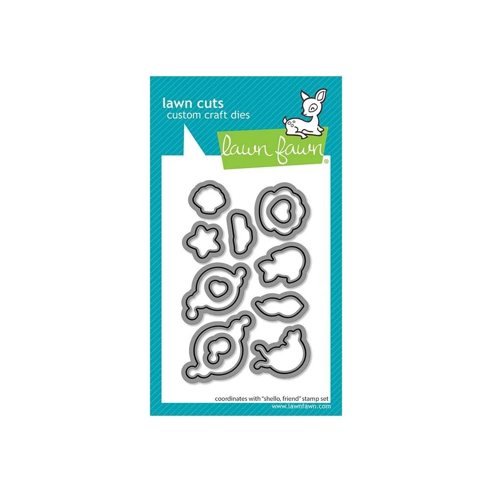 Lawn Fawn Lawn Cuts Shello, Friend