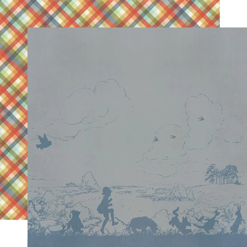 Simple Stories Say Cheese Classic Pooh 12" x 12" Paper One Big Adventure
