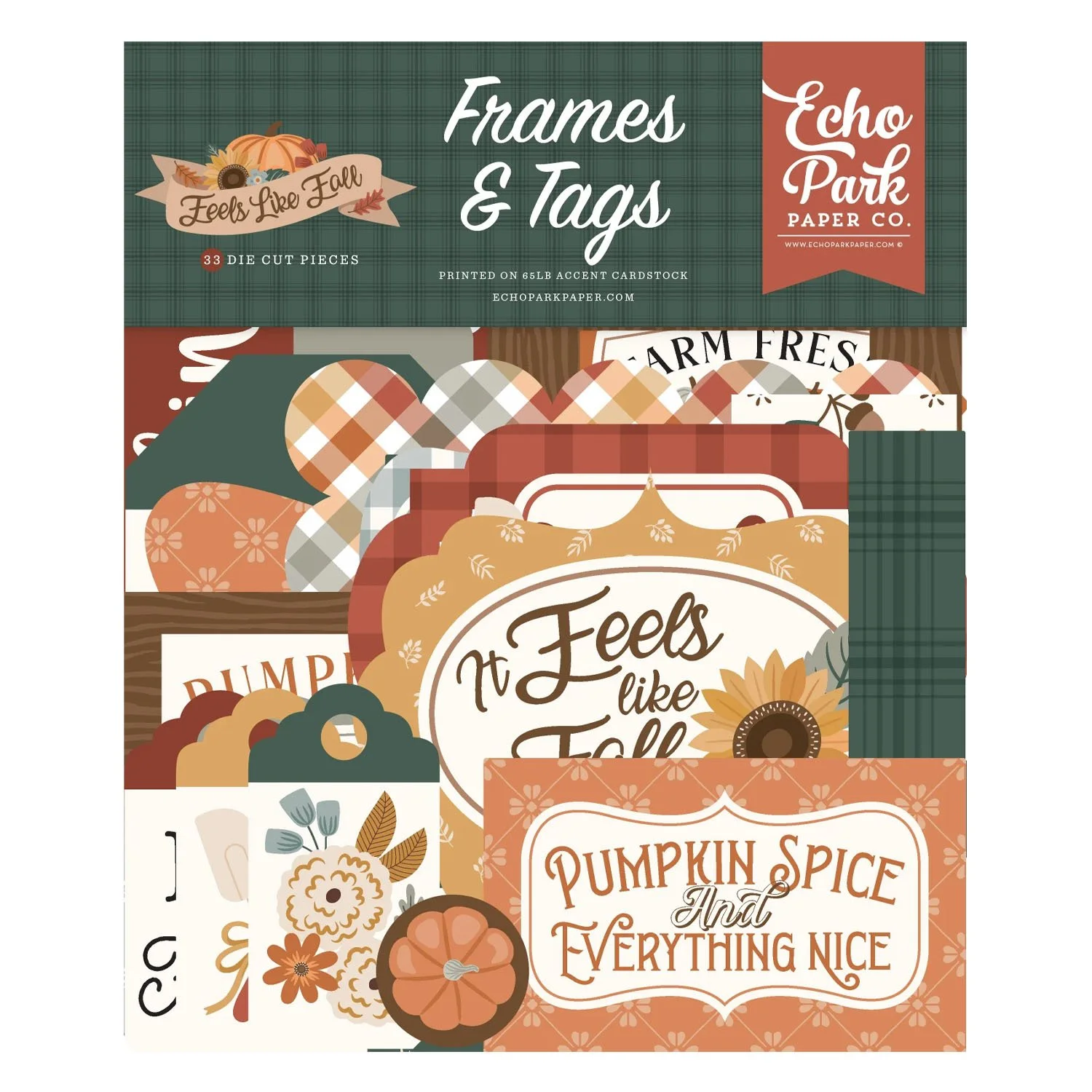 *Pre-Order* Echo Park Feels Like Fall Frames & Tags
