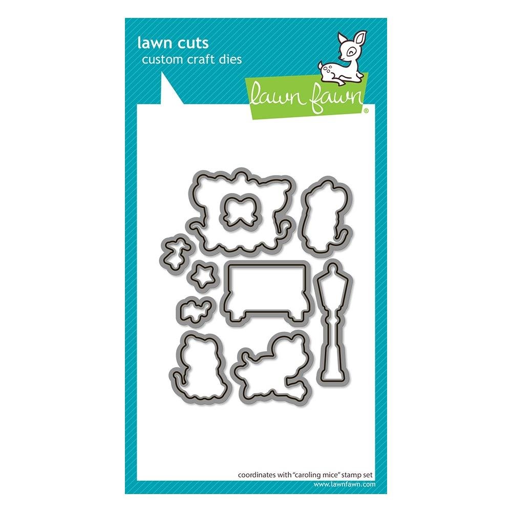 Lawn Fawn Lawn Cuts Caroling Mice