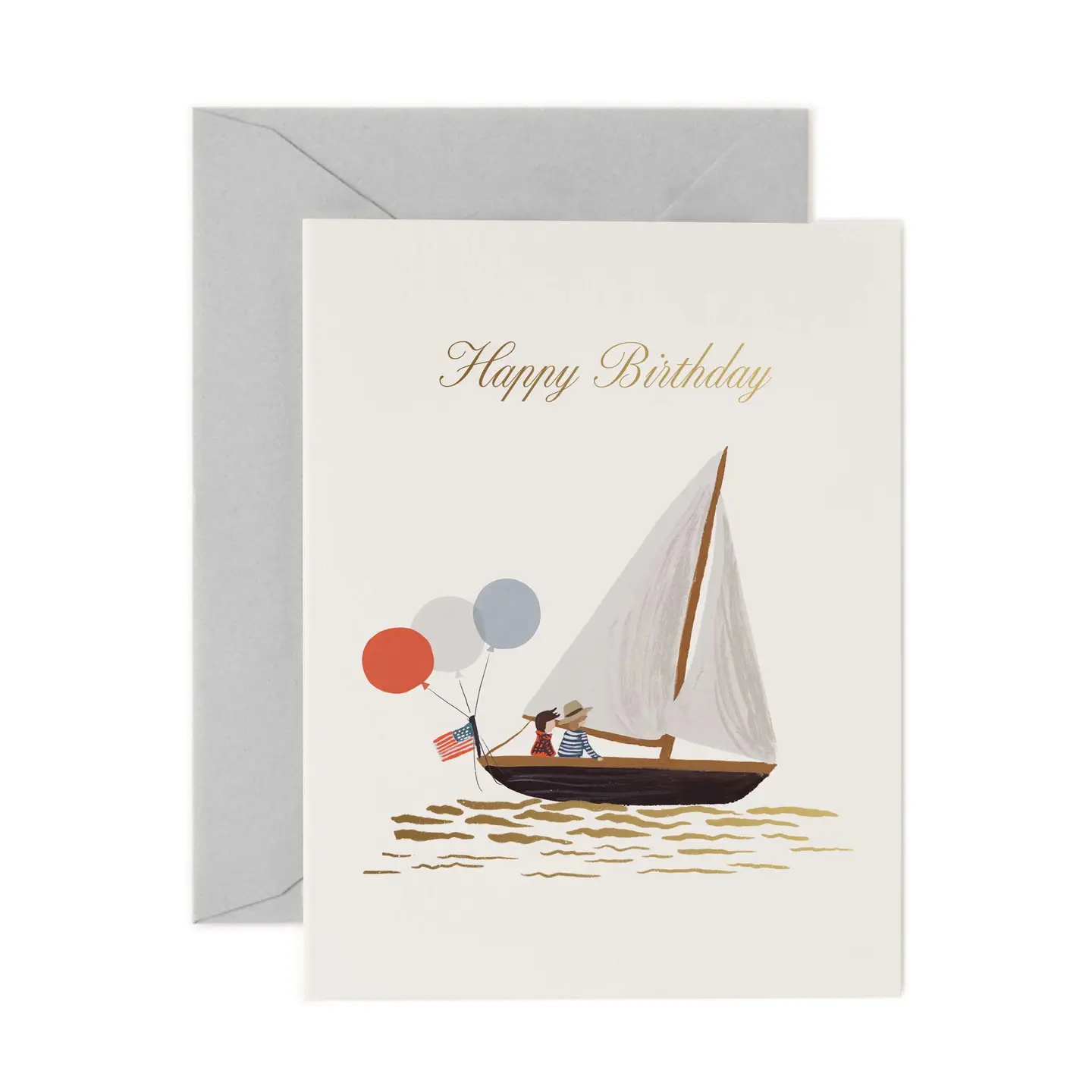 Rifle Paper Co. Sailboat Birthday Card