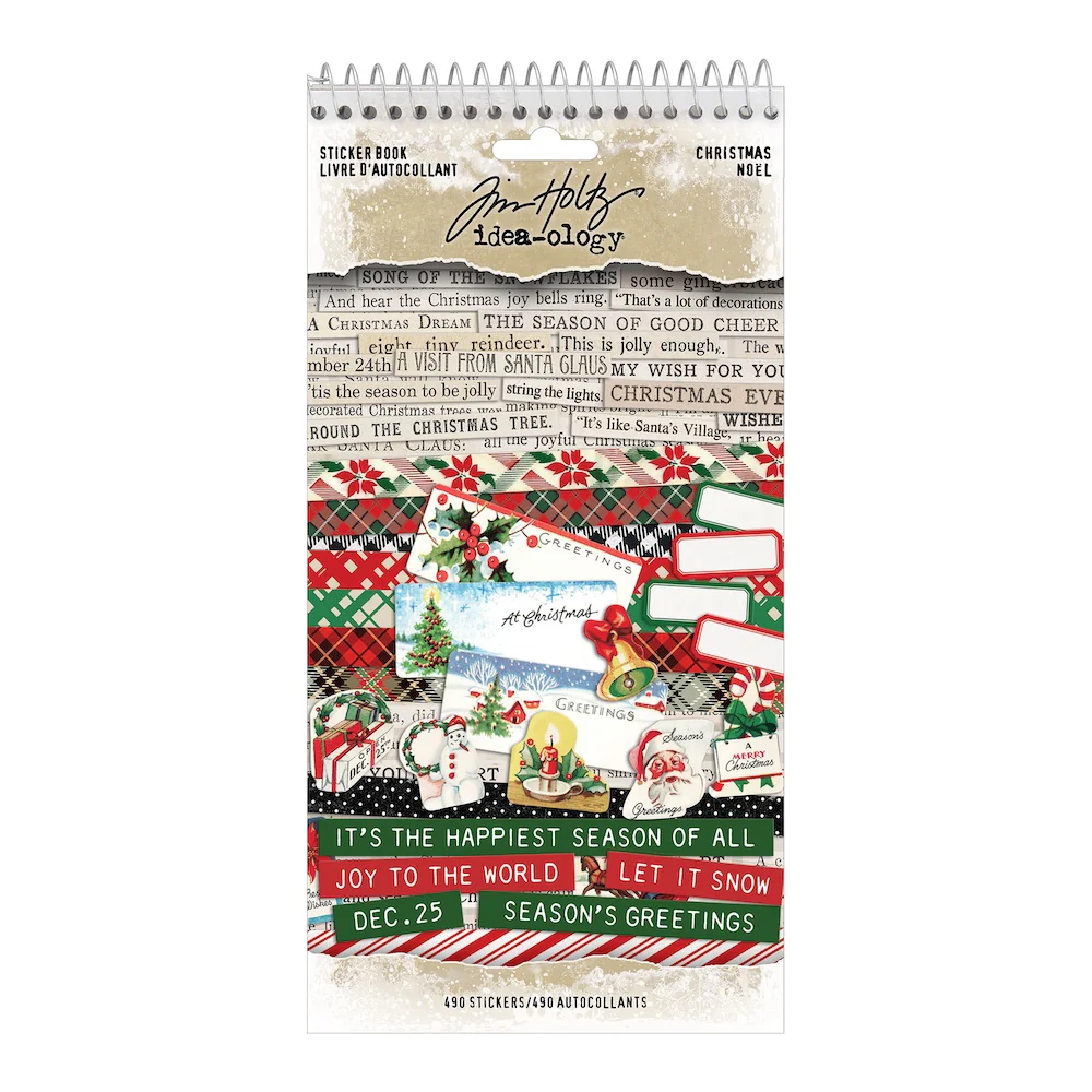 Tim Holtz Idea-Ology Christmas Sticker Book