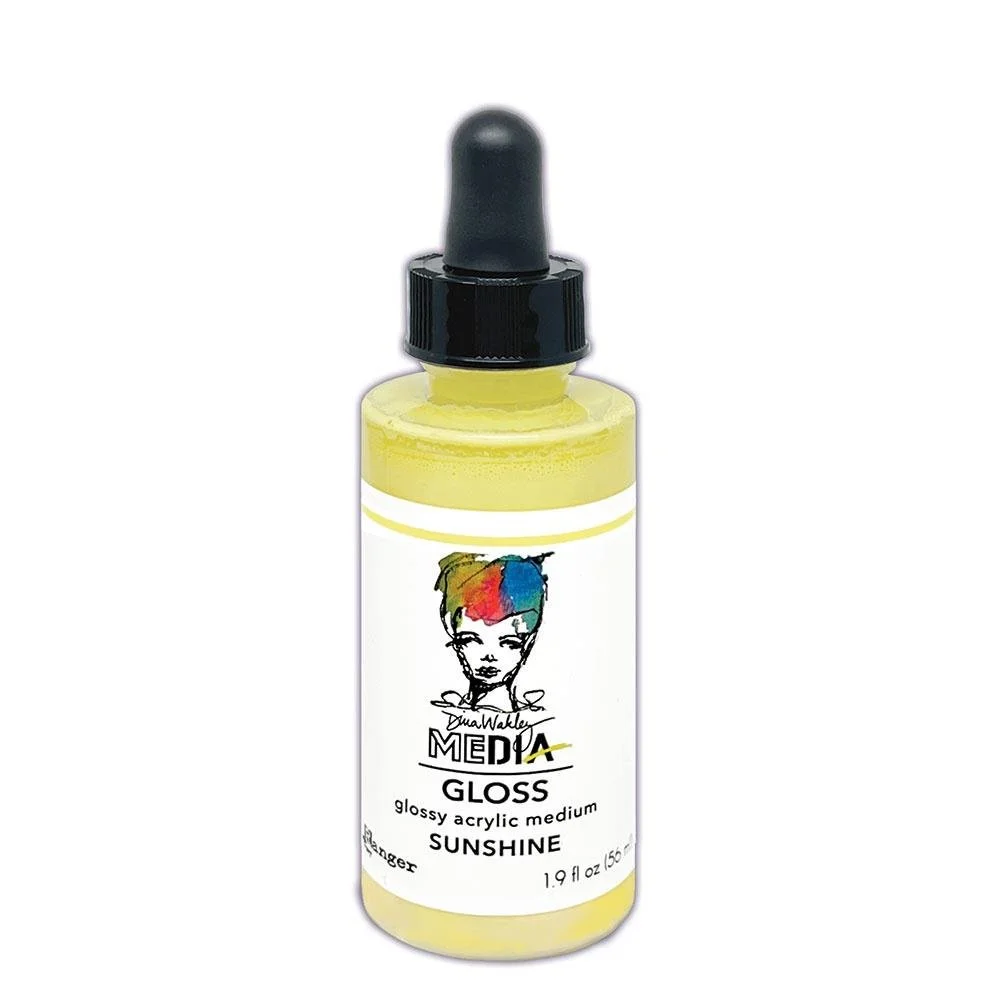 Dina Wakley Media Gloss Dropper Sunshine