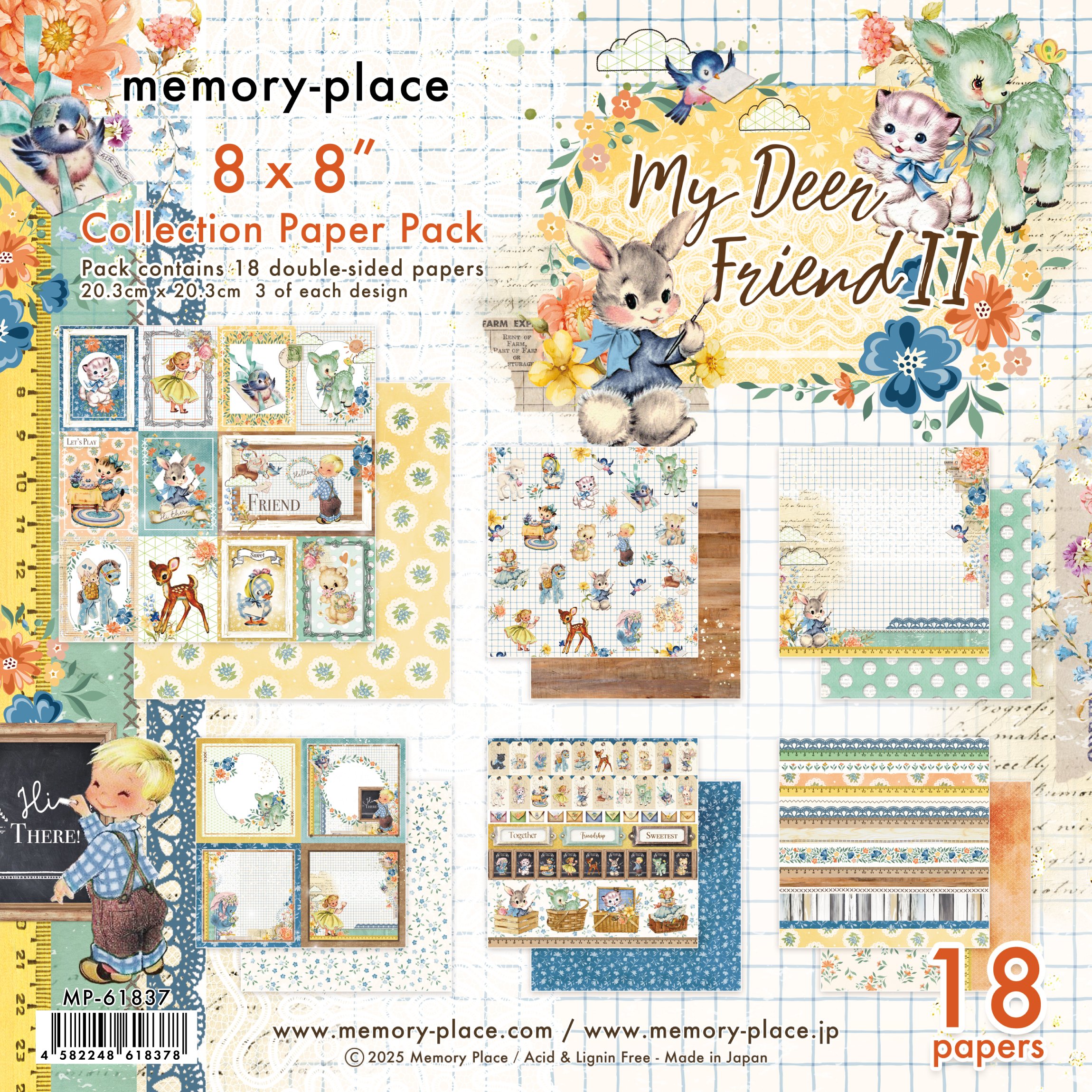 *Pre-Order* Memory Place My Deer Friend II 8" x 8" Paper Pad