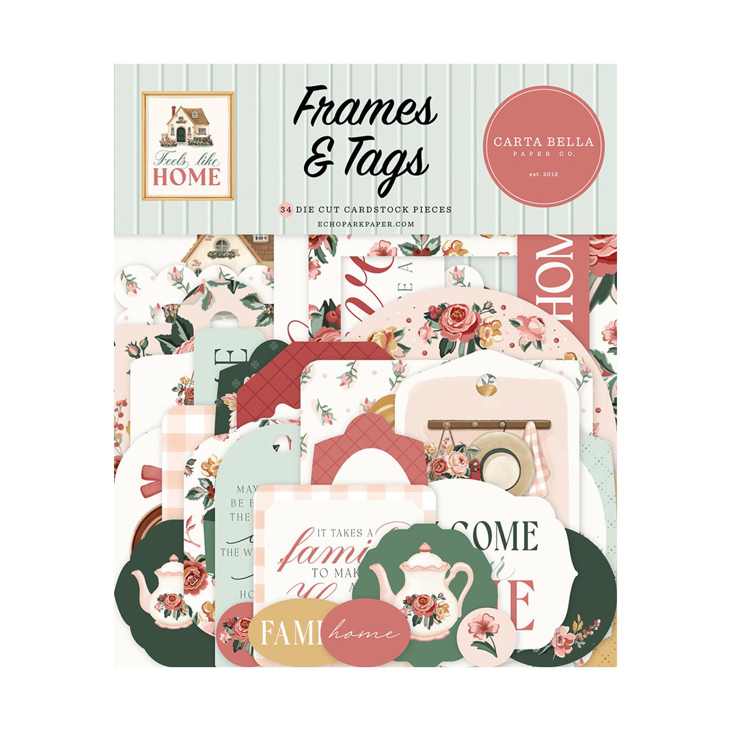 *Pre-Order* Carta Bella Feels Like Home Frames And Tags