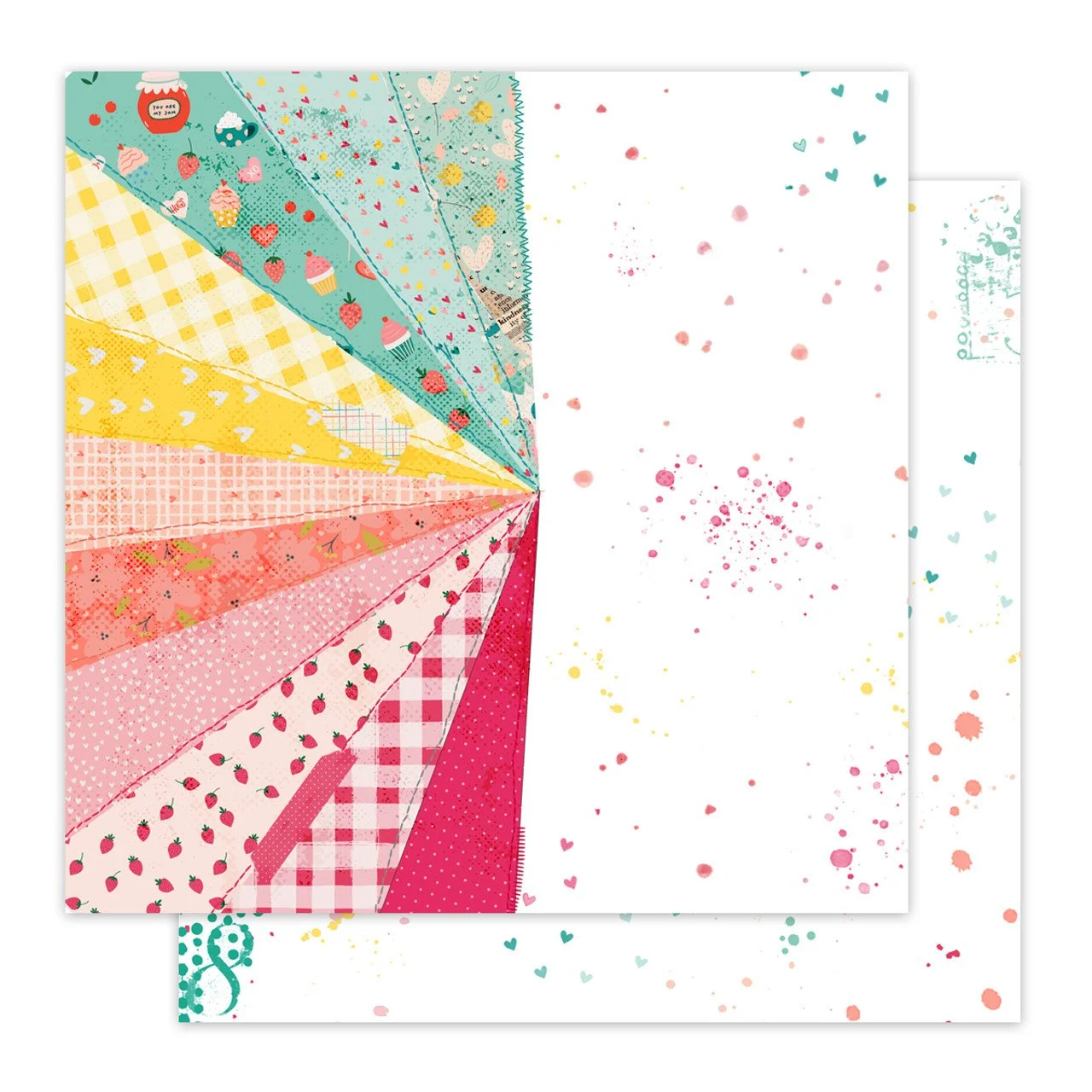 Pretty Little Studio Love Is Kind 12" x 12" Double Sided Paper Totally Sweet