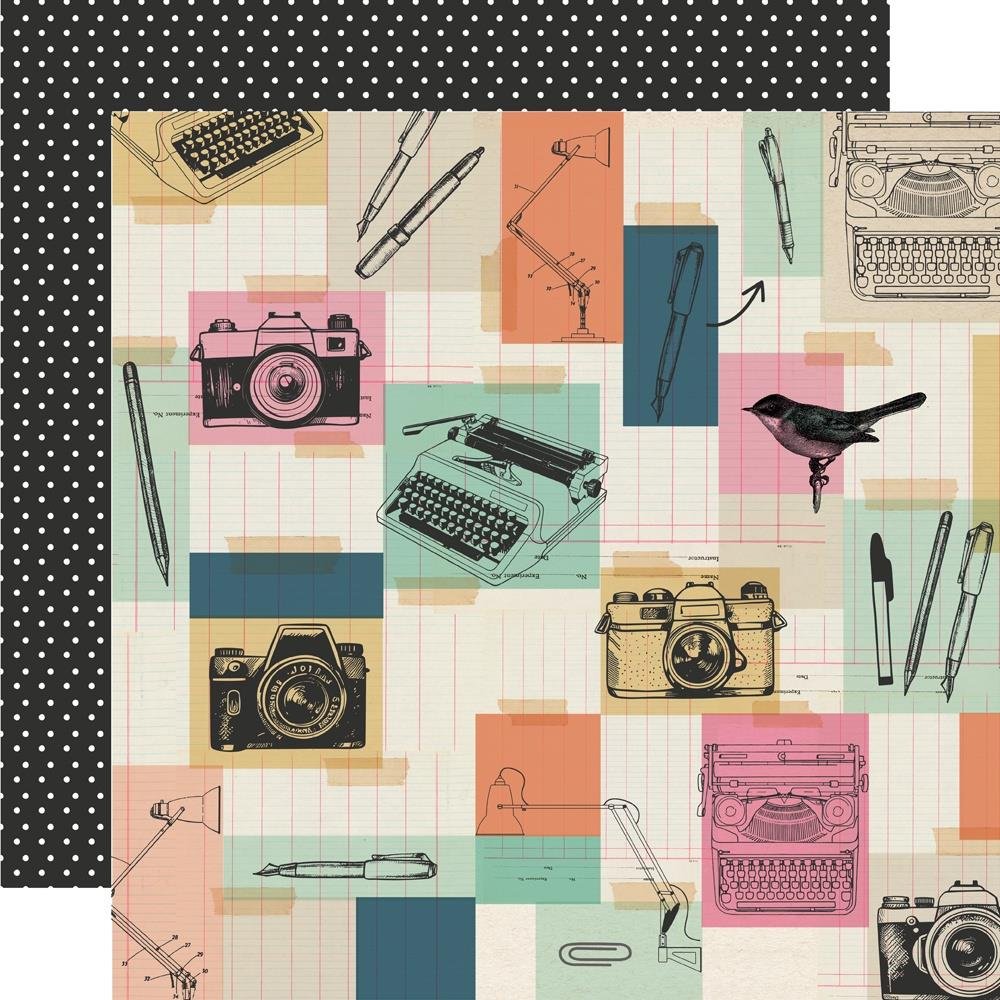 Simple Stories Take Note 12" x 12" Paper Make It Count