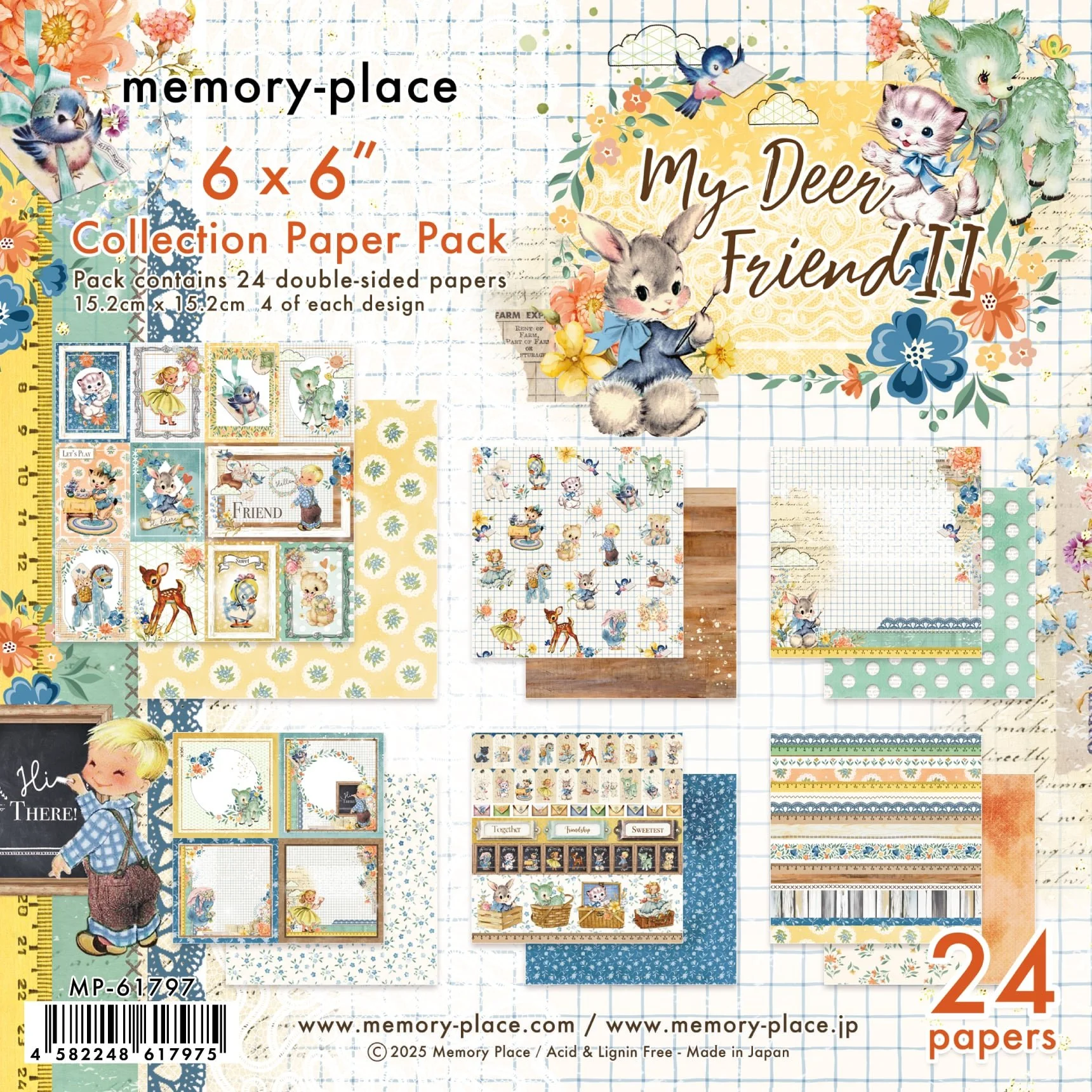 *Pre-Order* Memory Place My Deer Friend 6" x 6" Paper Pad