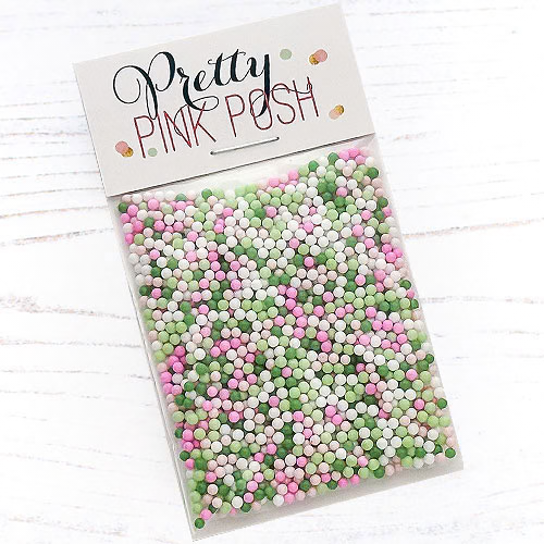 Pretty Pink Posh Mistletoe Kisses Shaker Beads