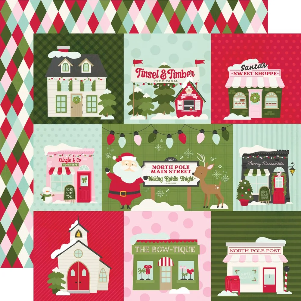 *Pre-Order* Simple Stories Kringle & Co. 12" x 12" Paper 3x4/4x4/4x6 Elements