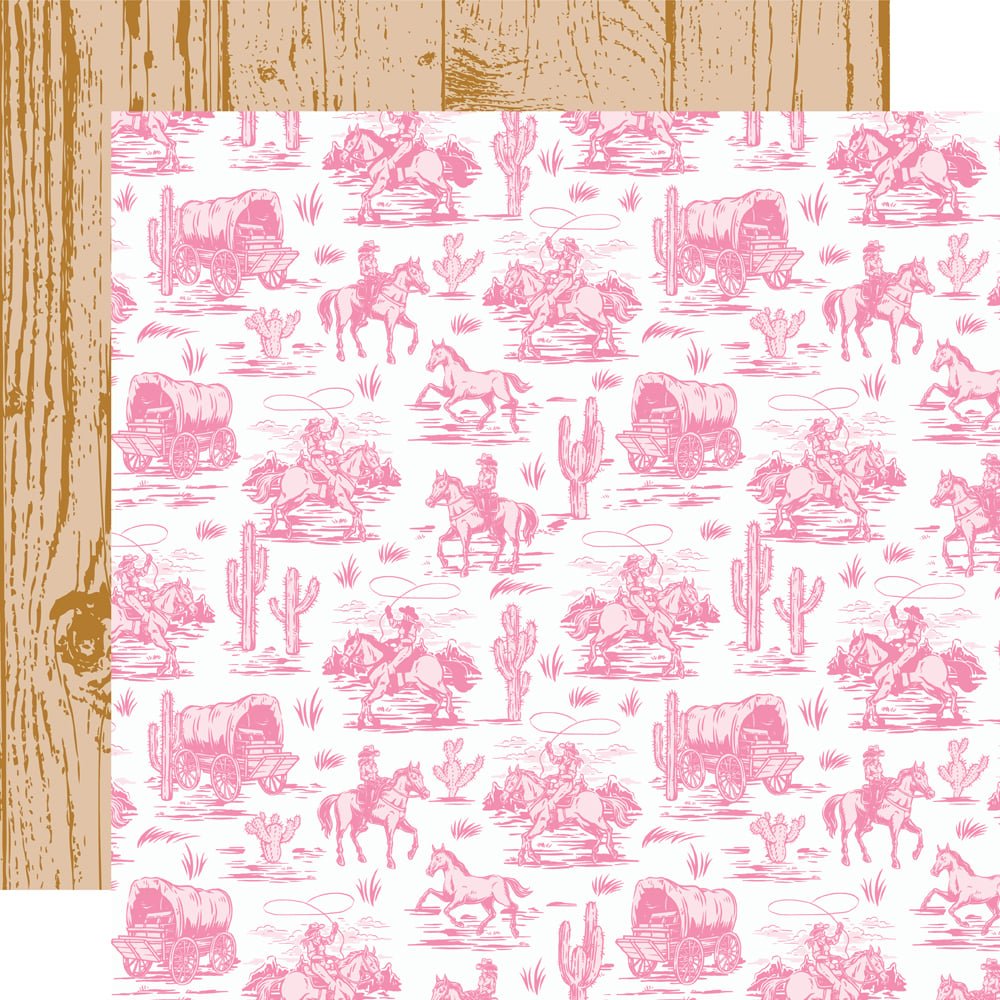 *Pre-Order* Simple Stories Country Roads Cowgirl 12" x 12" Paper Glitter & Grit