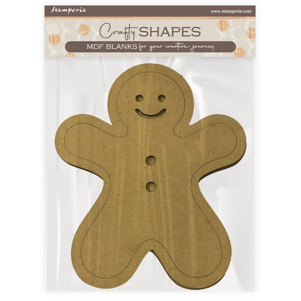 Stamperia Candy Christmas Crafty Shapes Gingerbreads