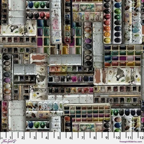Tim Holtz Eclectic Elements Palette Multi Watercolors