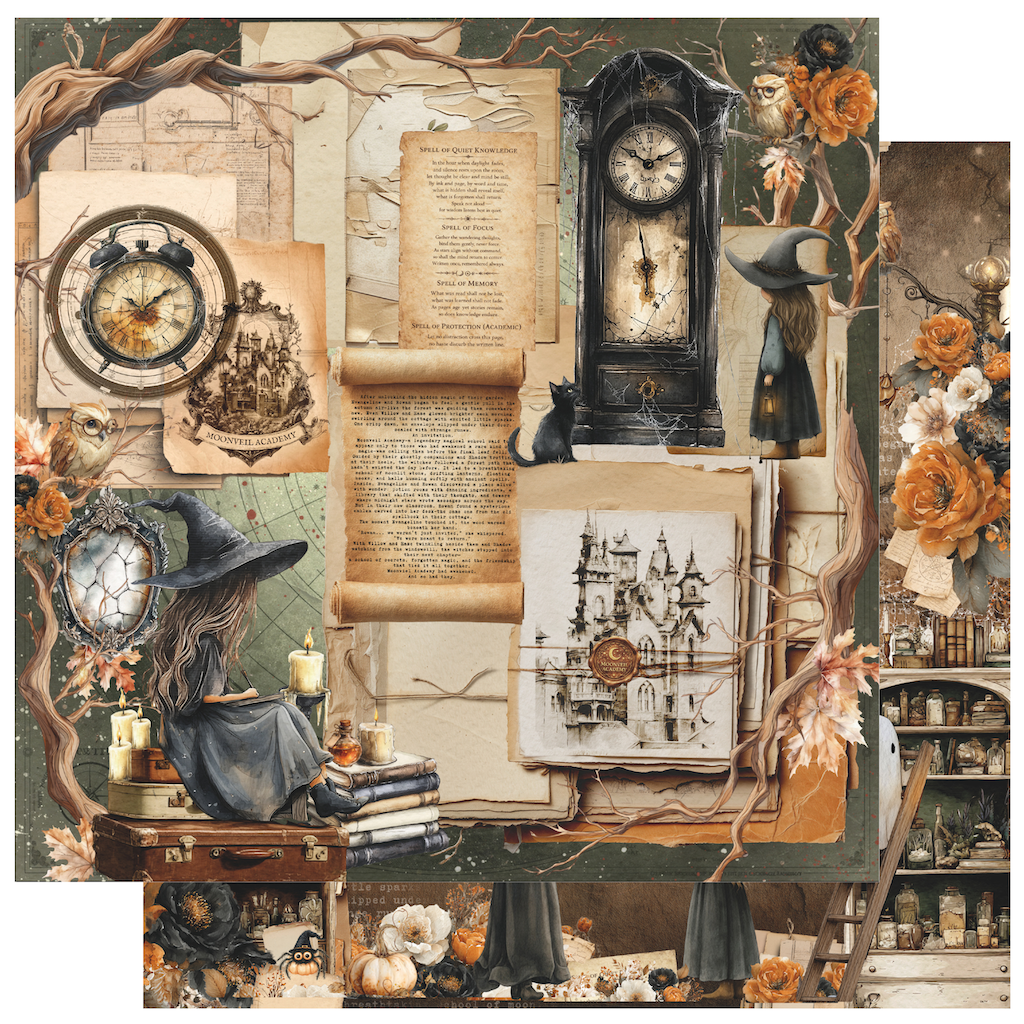 Prima Made Of Magic Collection 12" x 12" Paper Arcane Archives