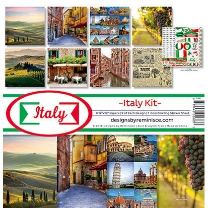 Reminisce Collection Kit 12"X12" Italy