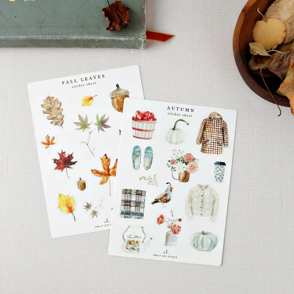 Emily Lex Studio Autumn Sticker Sheets
