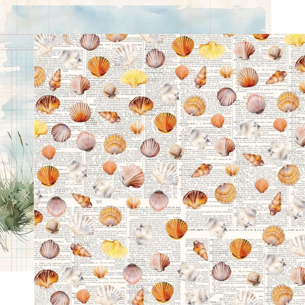 *Pre-Order* Simple Stories Simple Vintage Sand & Sea 12" x 12" Paper Beach Life