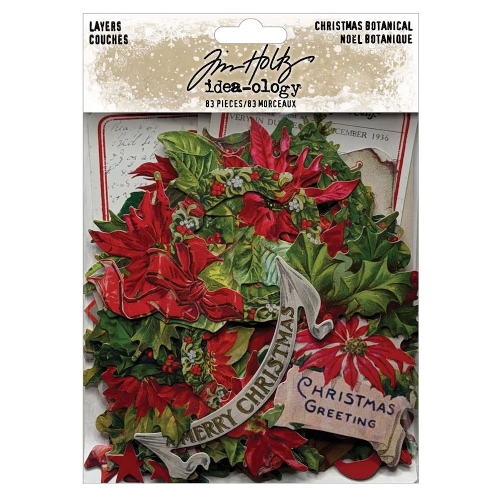 *Pre-Order* Tim Holtz Idea-Ology Christmas Layers Botanical