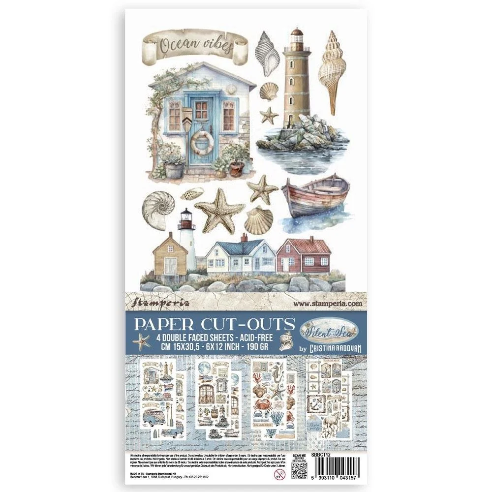 Stamperia Silent Seas Paper Cut Outs