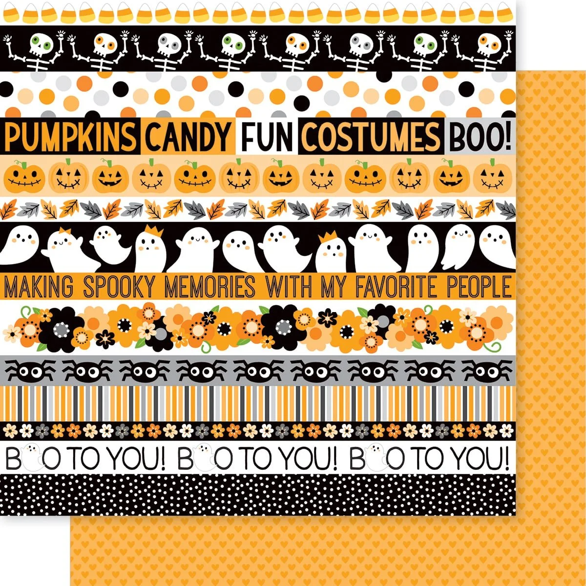 *Pre-Order* Bella Blvd. Boo To You 12" x 12" Paper Borders