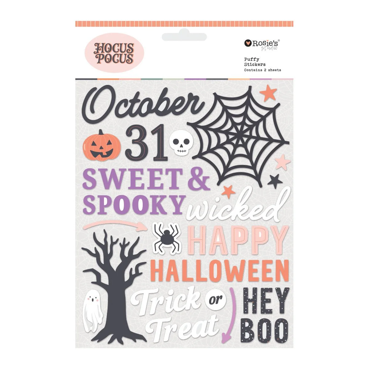 Spellbinders Hocus Pocus Puffy Stickers