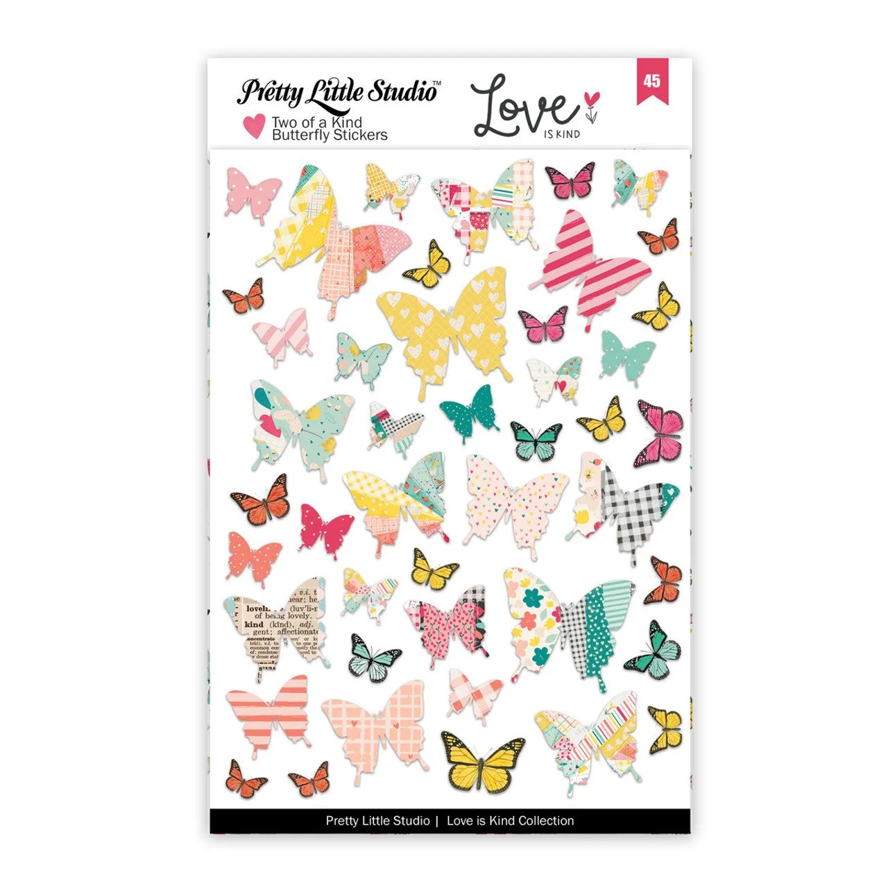 Pretty Little Studio Love Is Kind You & Me Two Of A Kind Stickers