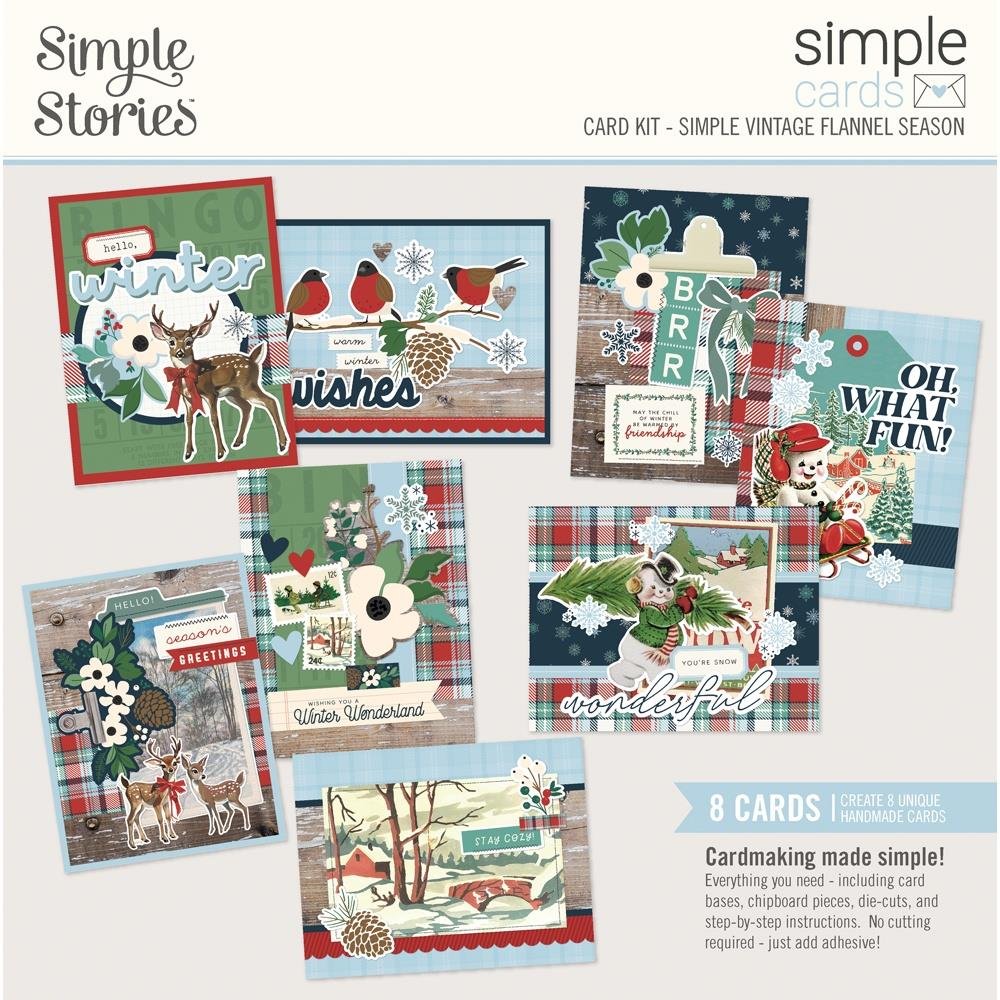 Simple Stories Simple Vintage Flannel Season Card Kit