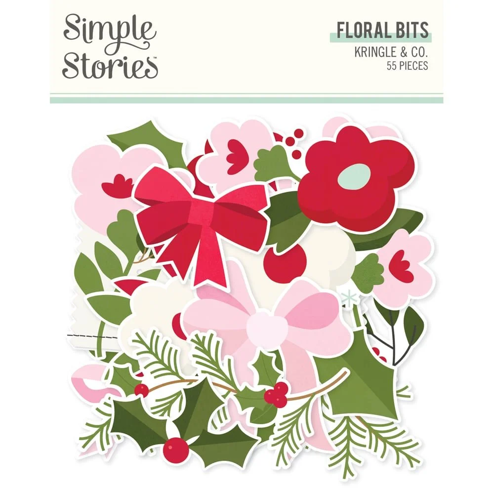 *Pre-Order* Simple Stories Kringle & Co. Floral Bits & Pieces