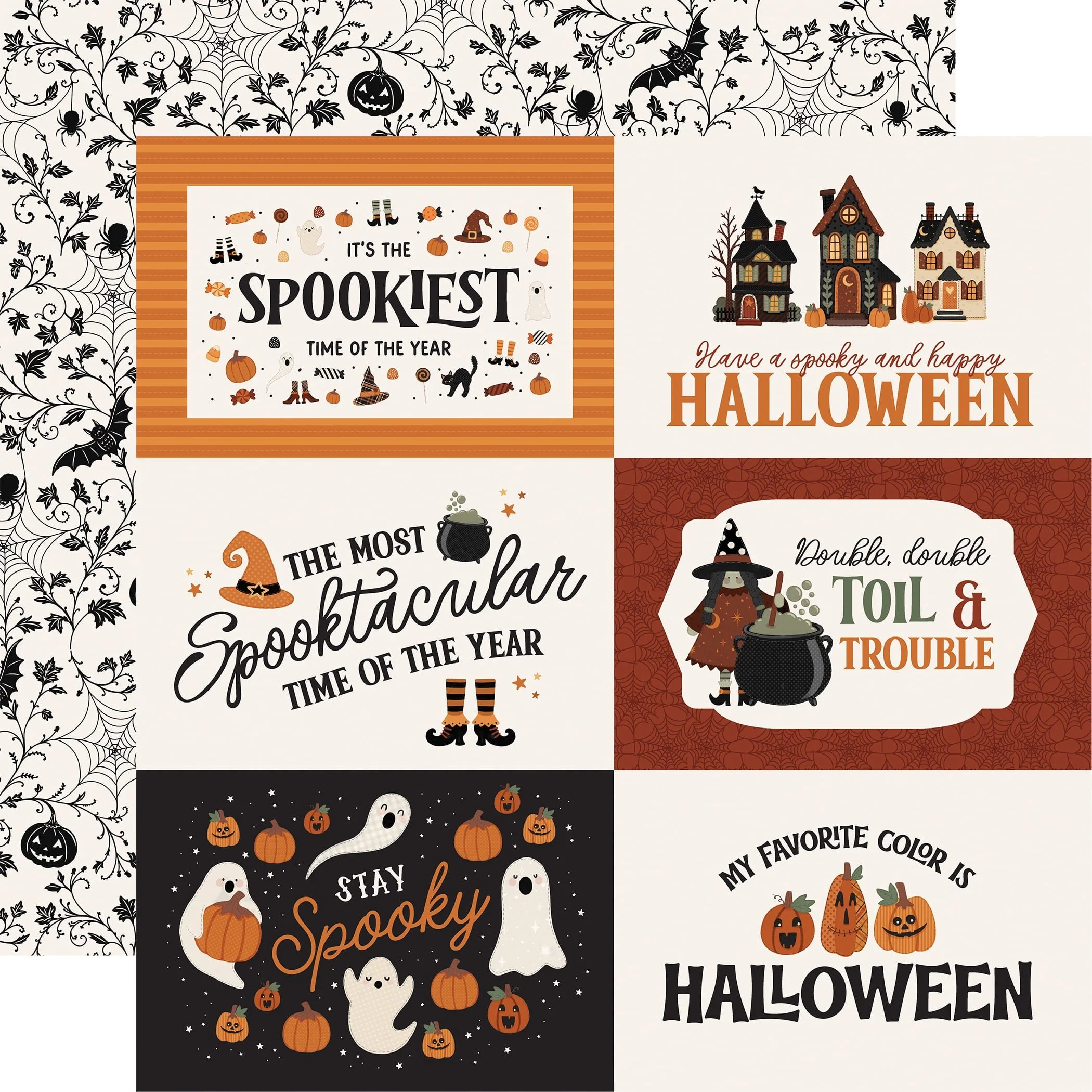 *Pre-Order* Carta Bella Handmade Halloween 12" x 12" Paper 6x4 Journaling Cards