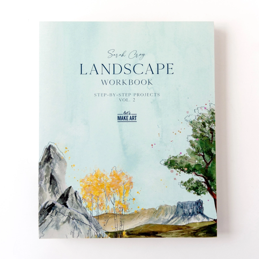 Landscape Watercolor Workbook By Sarah Cray