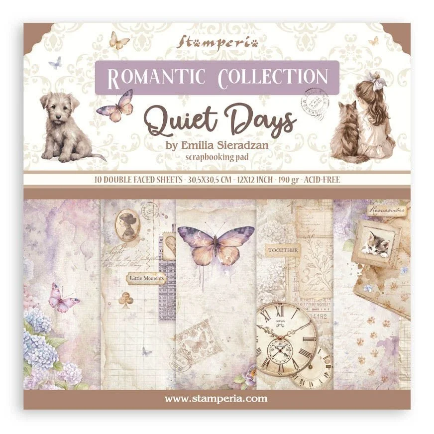 Stamperia Quiet Days 12" x 12" Collection Kit