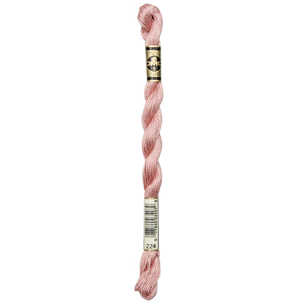 DMC Pearl Cotton Skein 224 Shell Pink