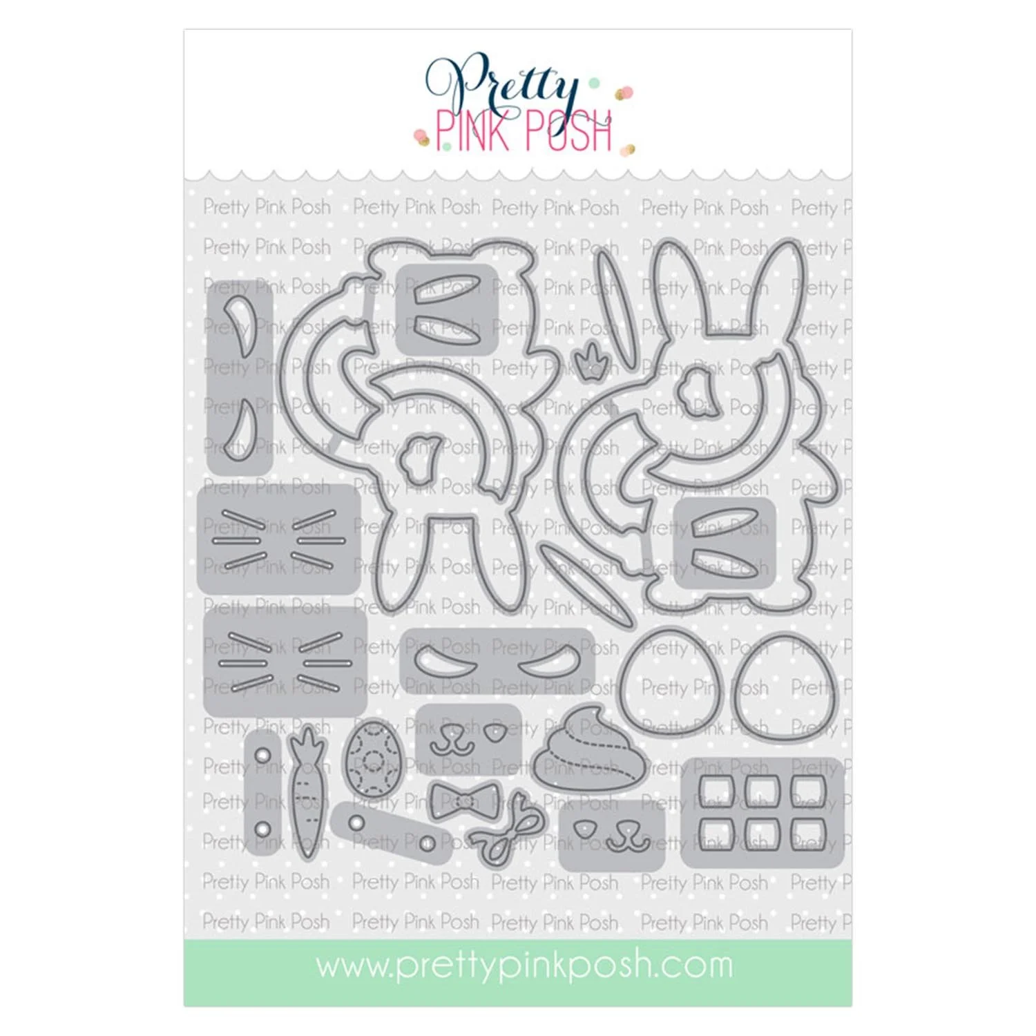 Pretty Pink Posh Easter Bunny Mugs