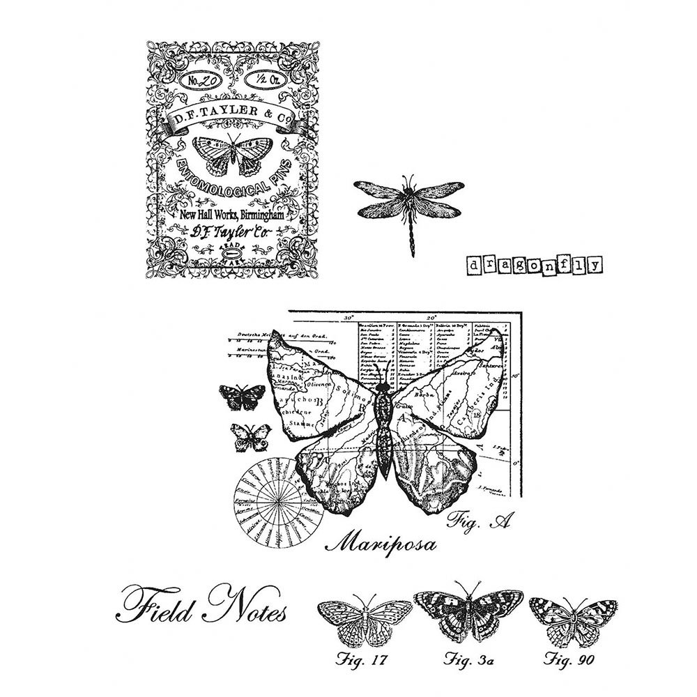 Tim Holtz Cling Stamps Classics 17