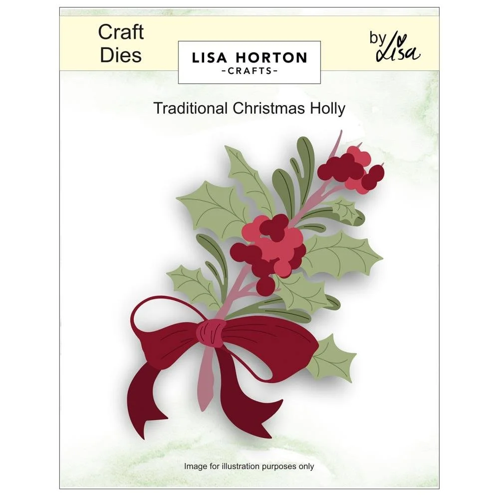 Lisa Horton Craft Dies Traditional Christmas Holly