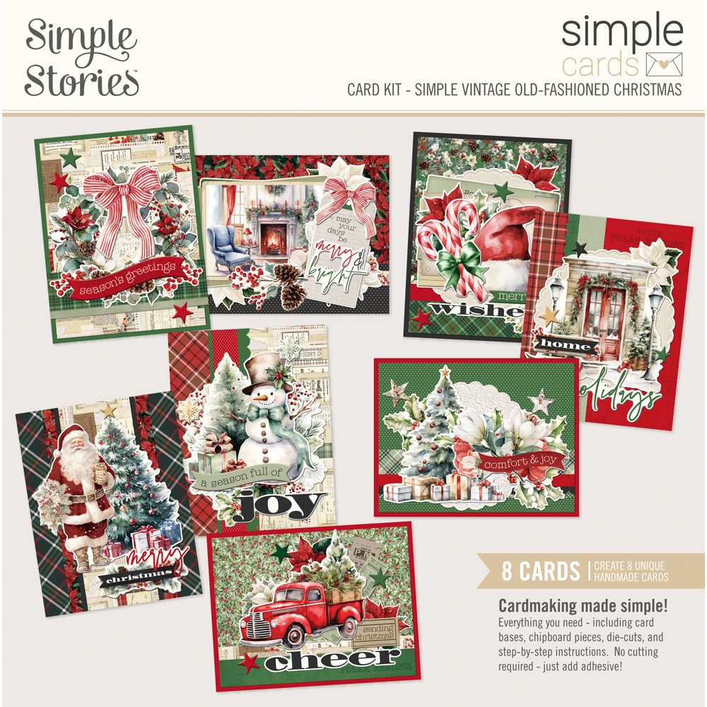 *Pre-Order* Simple Stories Simple Vintage Old Fashioned Christmas Card Kit