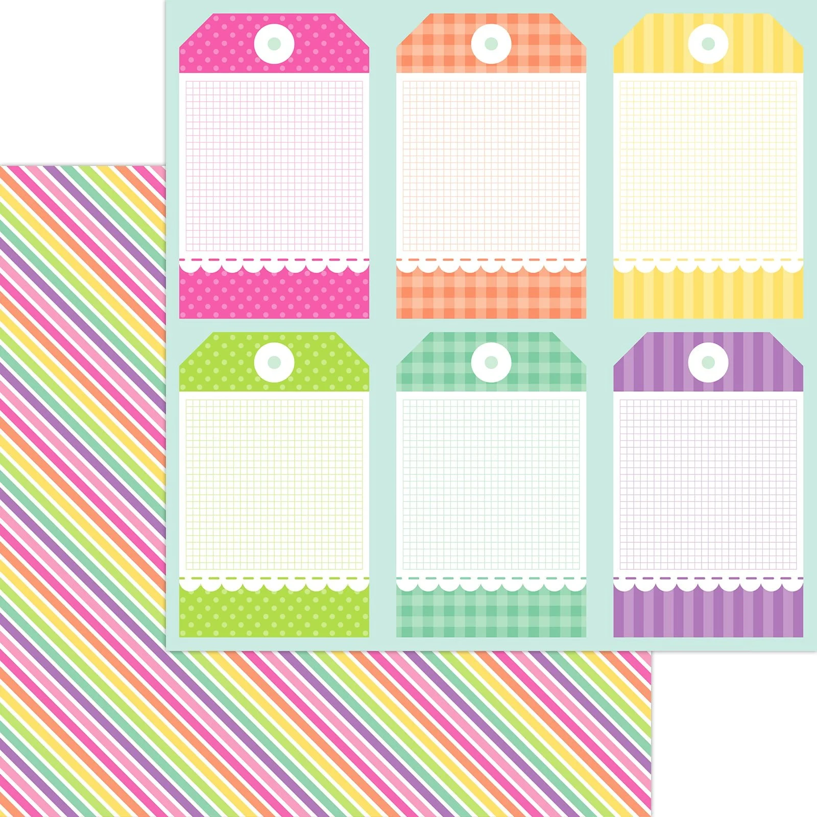 *Pre-Order* Doodlebug Color Me Crafty 12" x 12" Paper Colorway