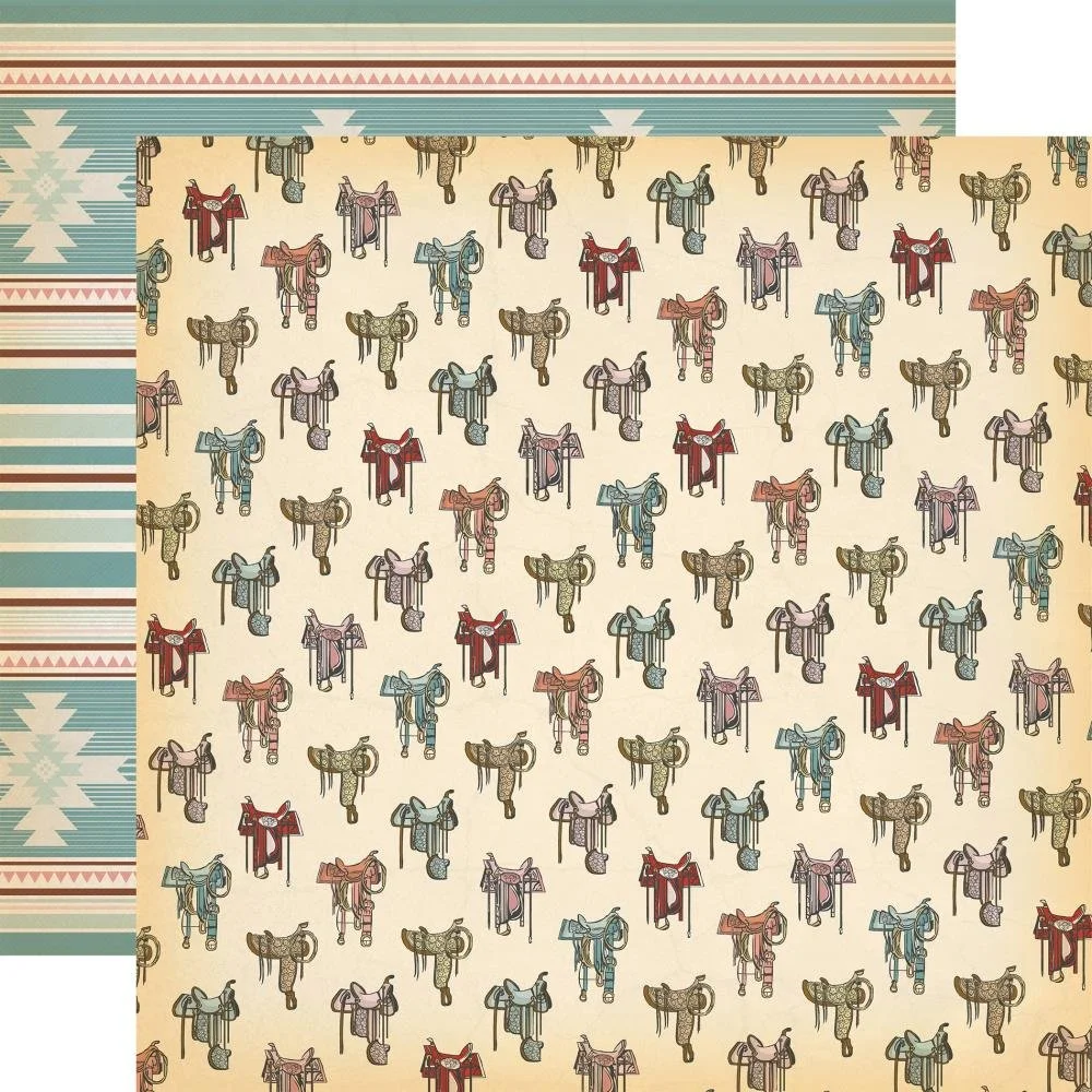 Carta Bella Cowgirl 12" x 12" Paper Saddle Up Cowgirls