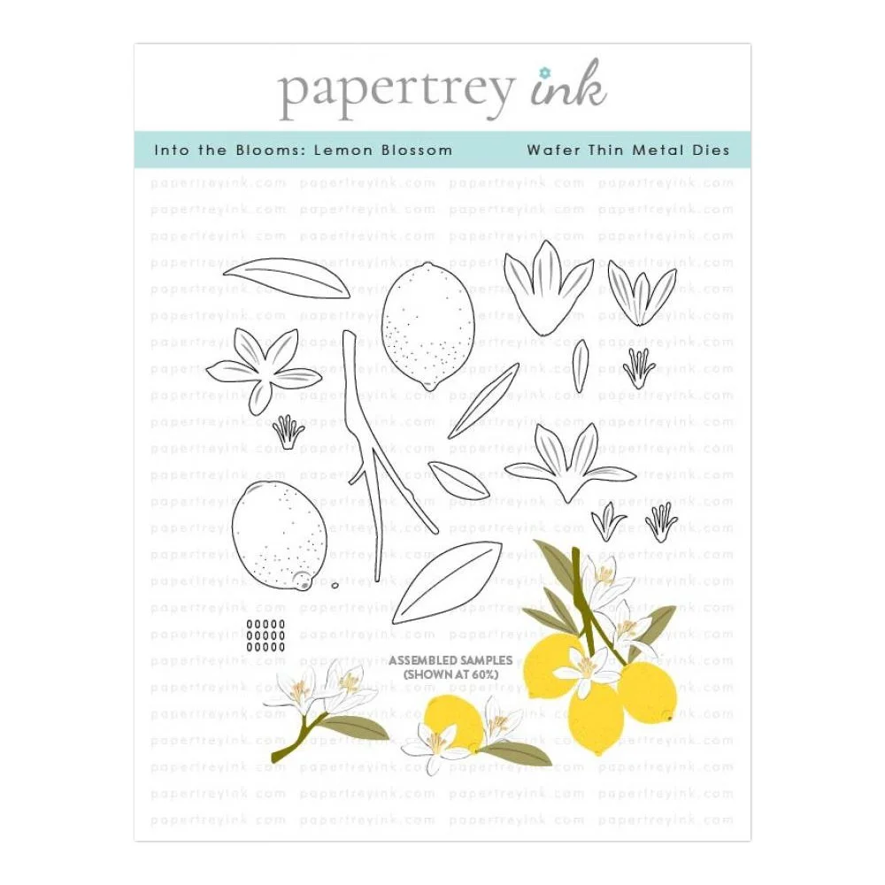 Papertrey Ink Into the Blooms: Lemon Blossom Die